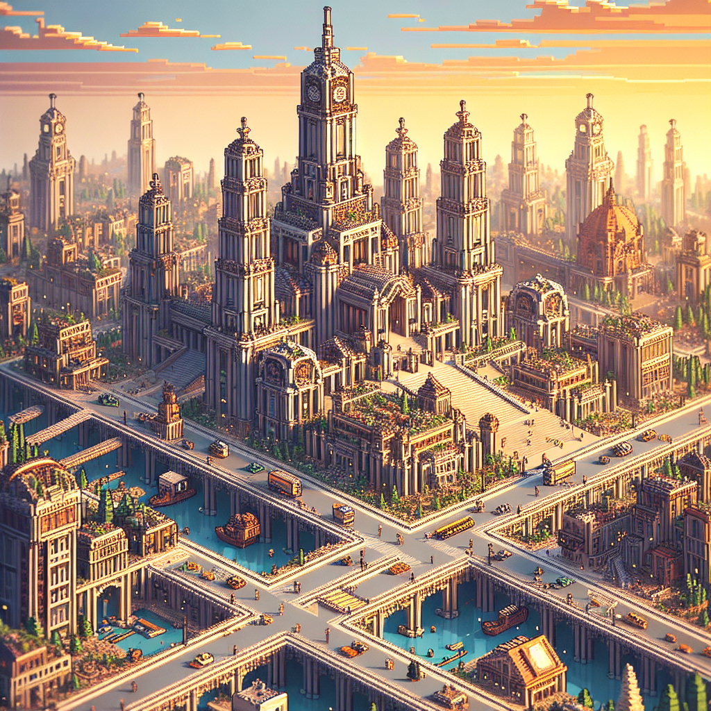 Rahasia Membangun Kota Megah di Dunia Minecraft